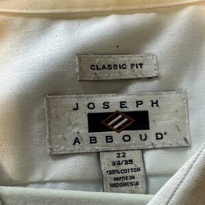 Joseph Abboud Cream Cotton Shirt